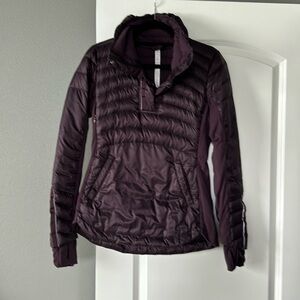 Lululemon Down For A Run Pullover -half zip pull over-size 6